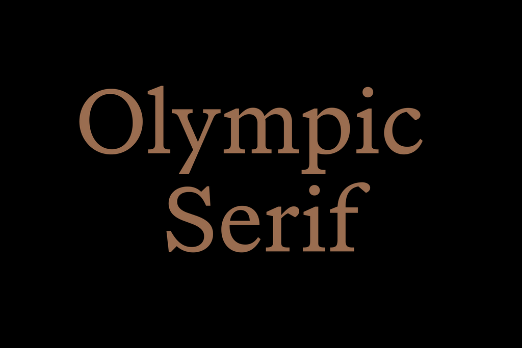 Dinamo Olympic Serif Regular Overview