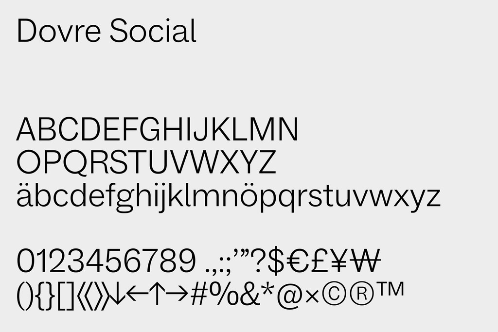 Dinamo Custom Typefaces Snohetta Dove Social Snohetta Dovre Social Overview