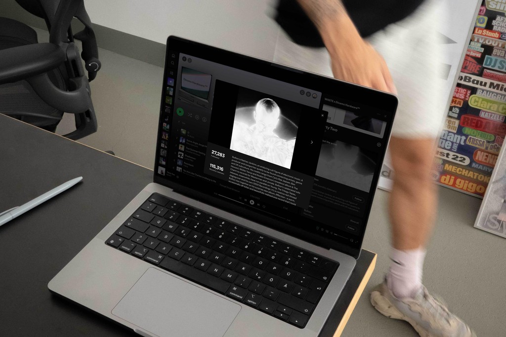 Dinamo Custom Typeface Spotify Phone Mockup Macbook Christina Lehmkuhl High Res 2024