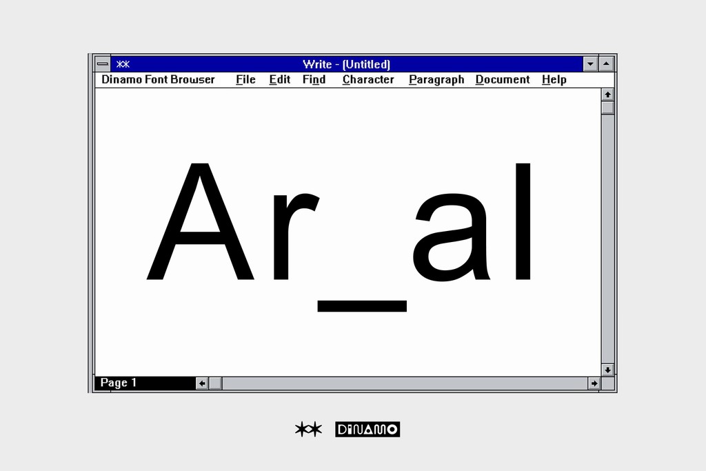Dinamo Typefaces Arena Home Hero