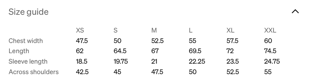 Dinamo Update Typeface Rom in Use Brat Charli XCX Font Tshirt Size Charts