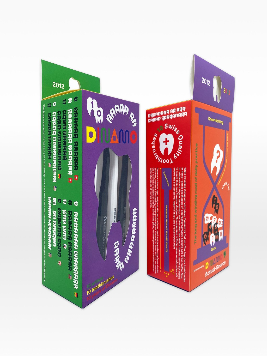 Dinamo Birthday Box Frontal Portrait gradient