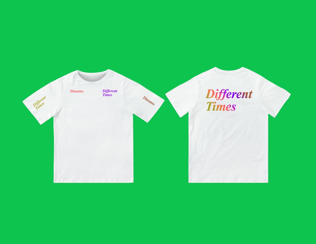 Dinamo Different Times Tshirt Mockup green