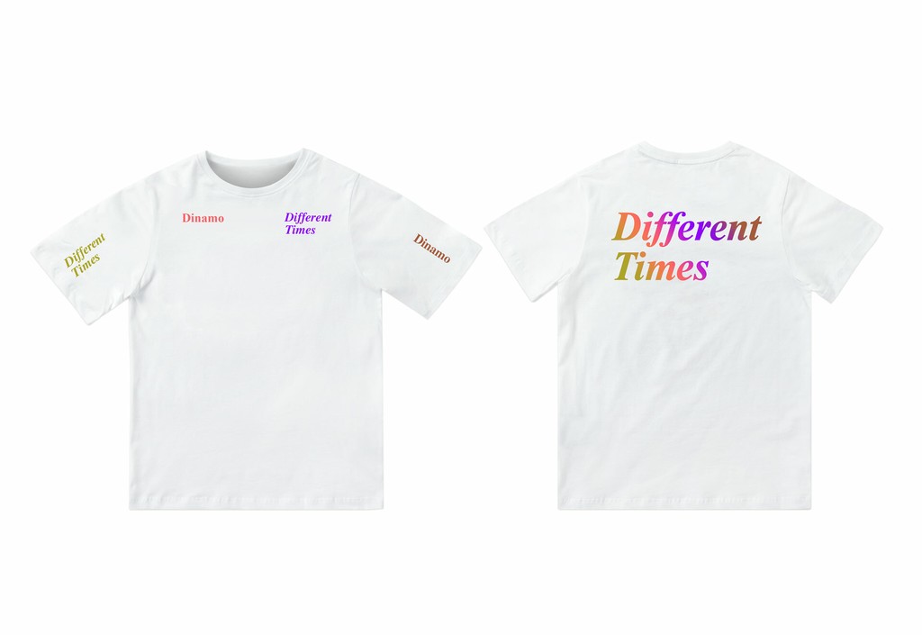 Dinamo Different Times Tshirt bunt gradient B