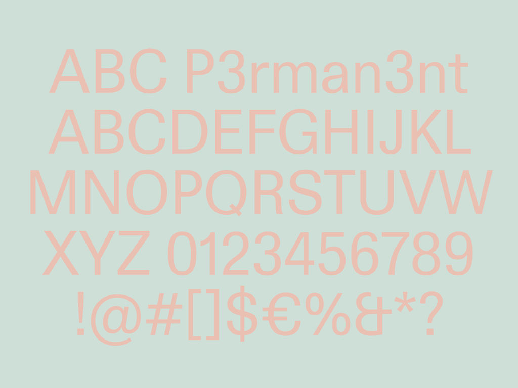 Dinamo Typeface BT04 P3rman3nt Overview