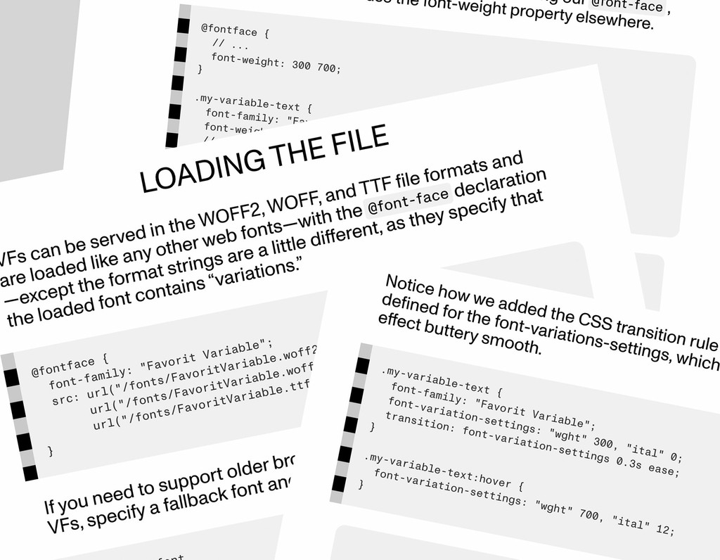 Dinamo Typefaces Tutorial Using VF on the web