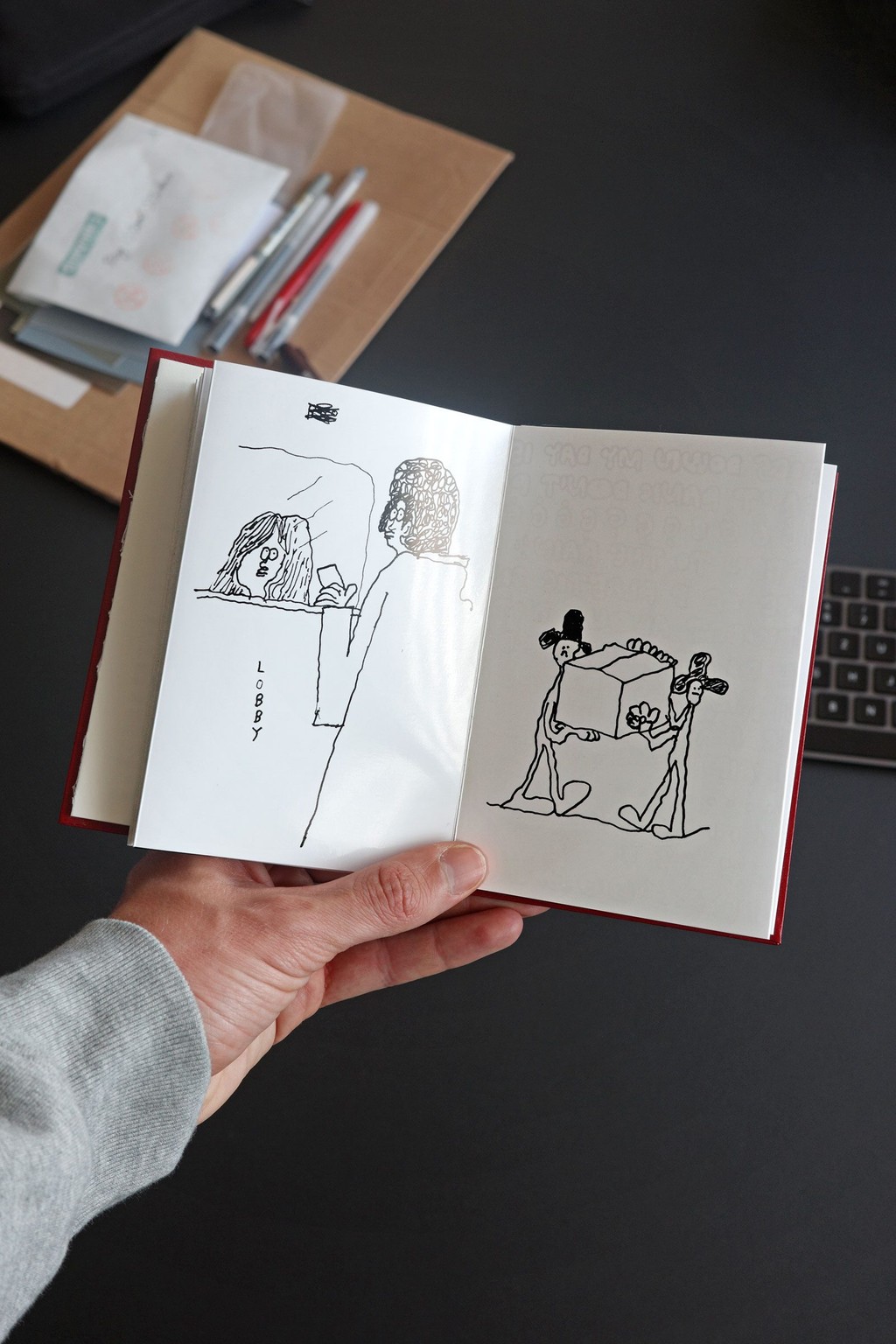 Dinamo Editions Stefan Marx Simon Merz Opened Book Hand Web