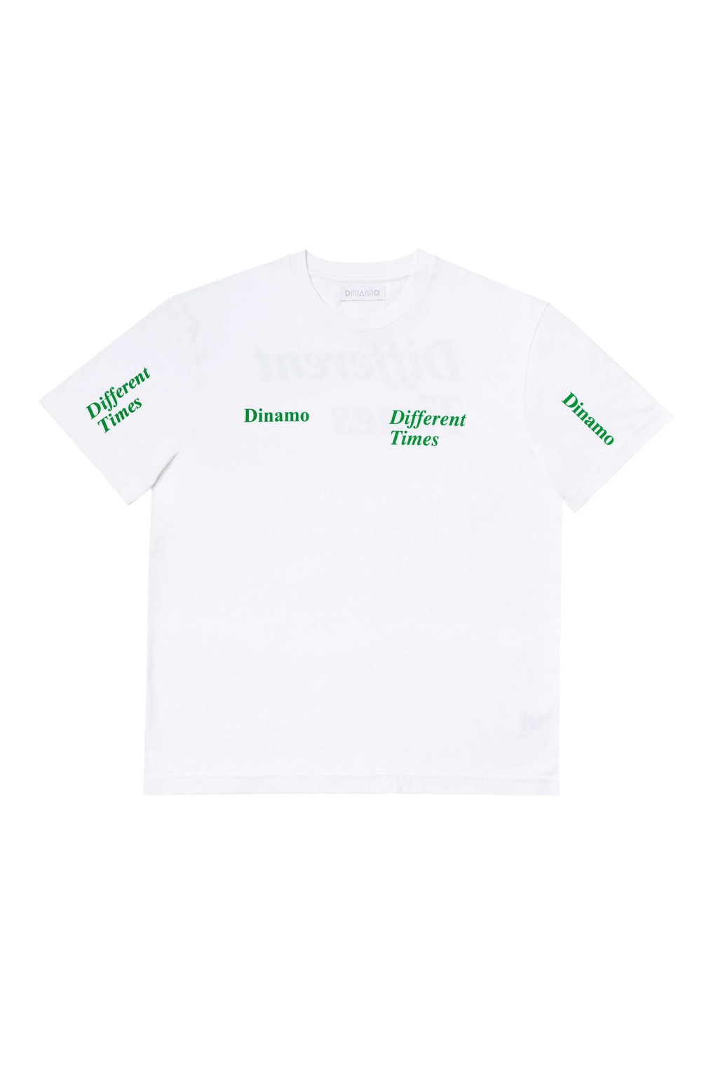 Dinamo Hardware Different Times T Shirt White Front Web