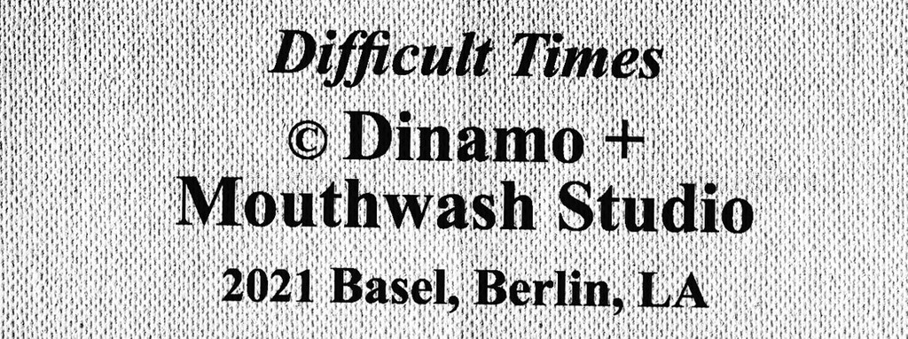 Dinamo Difficult Mouthwash Label
