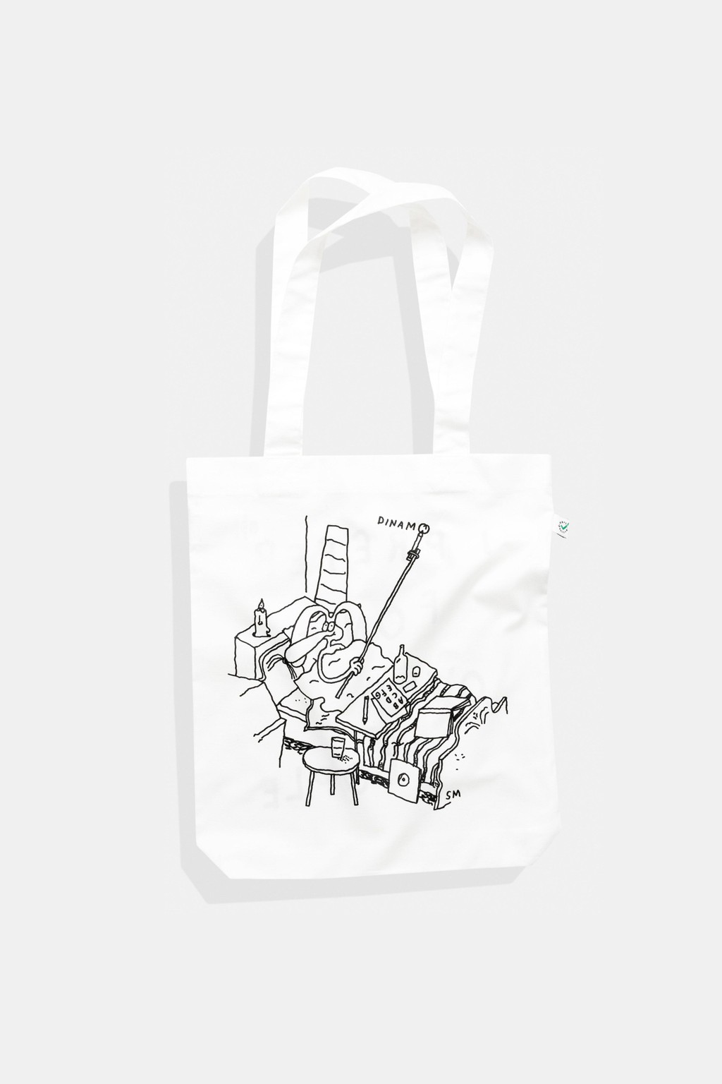 Dinamo Typefaces Hardware Stefan Marx Tote I prefer fonts Michelle Mantel Back Portrait