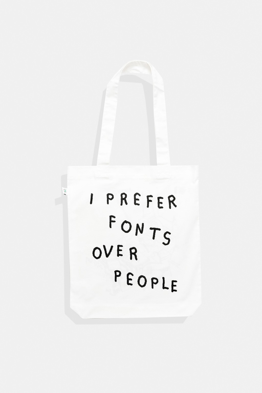 Dinamo Typefaces Hardware Stefan Marx Tote I prefer fonts Michelle Mantel Front Portrait