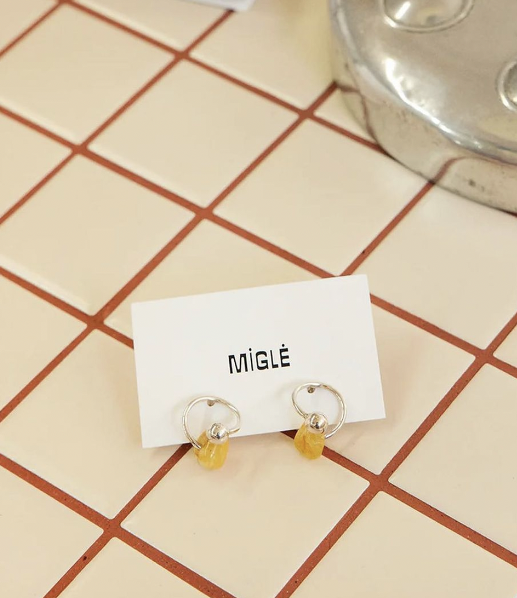 Dinamo Typefaces Asfalt in Use Jewelery Migle Silver Charms 3