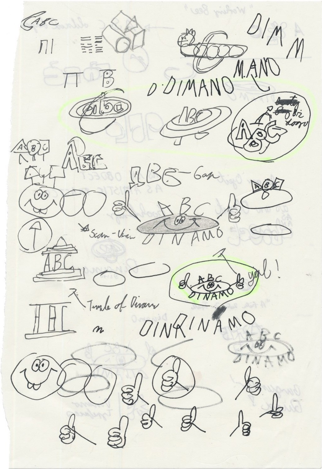 Dinamo Unlocked Newsletter Sketchbook