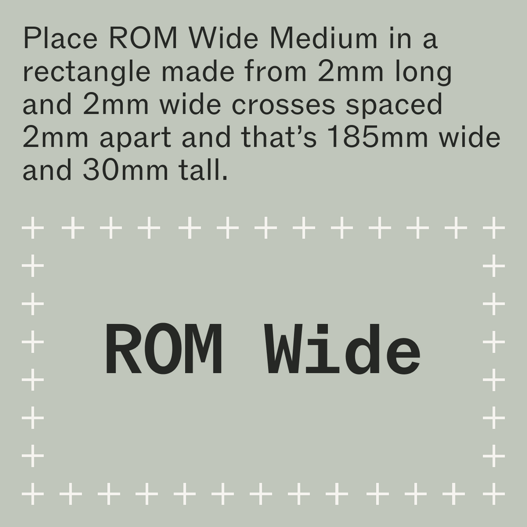 ROM — Dinamo Typefaces