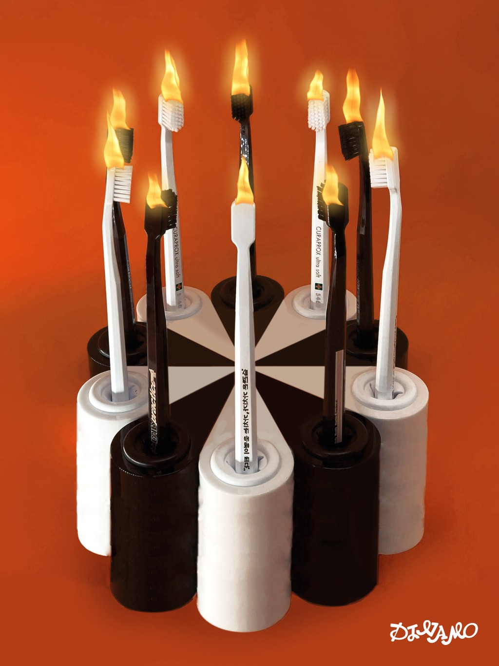 Dinamo Birthday Cake Portrait Logo