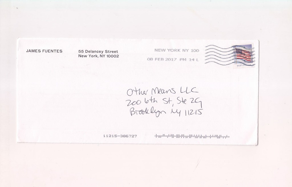 Dinamo Marfa James Fuentes james fuentes envelope 1400