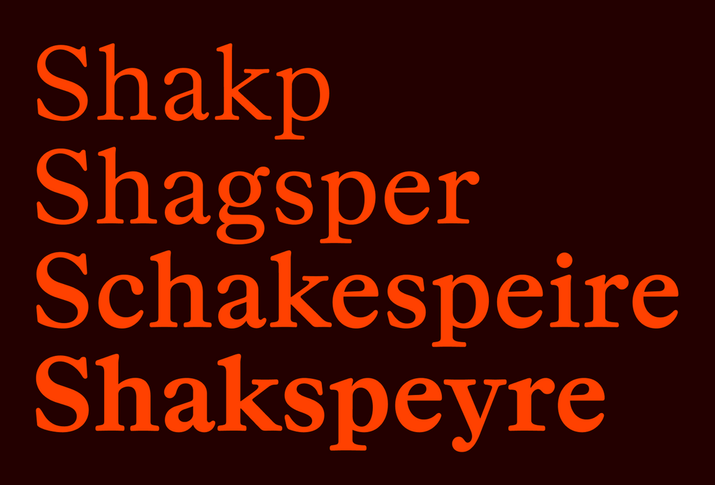 Dinamo Typefaces Otto Range Words Square 4