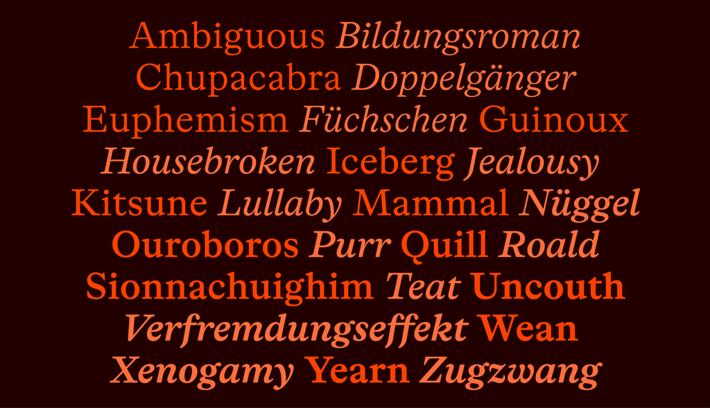 Dinamo Typefaces Otto Specimen All weights Square