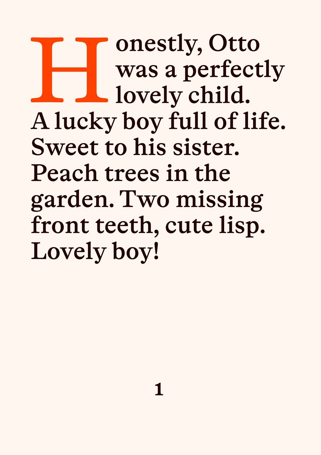 Dinamo Typefaces Otto book opening Square 1