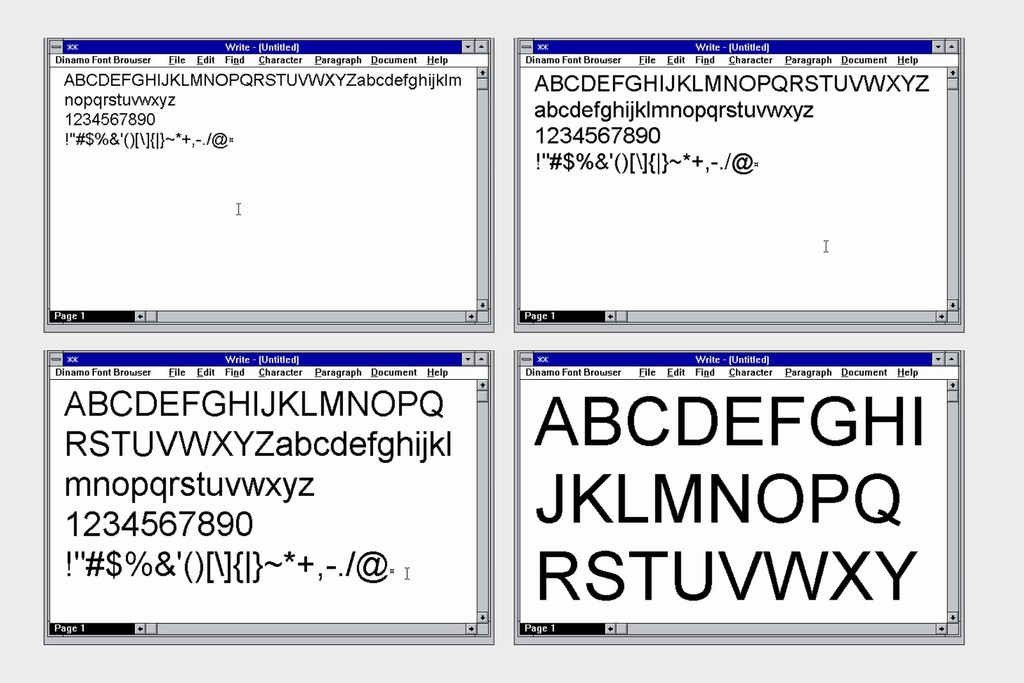 Dinamo Arena Font Browser