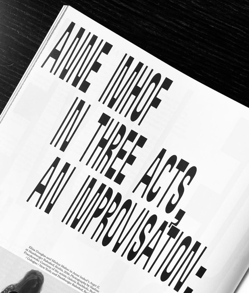 Asfalt Flash Art Anne Imhof 2