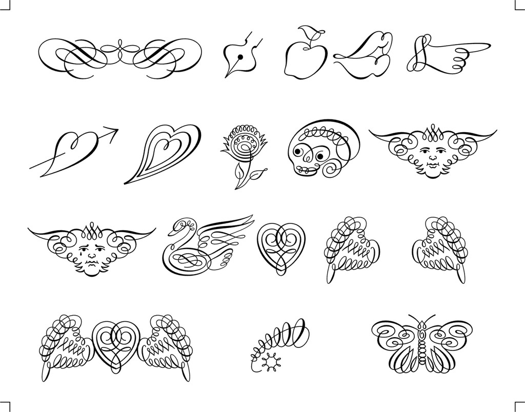 Ricarda Type Drawings