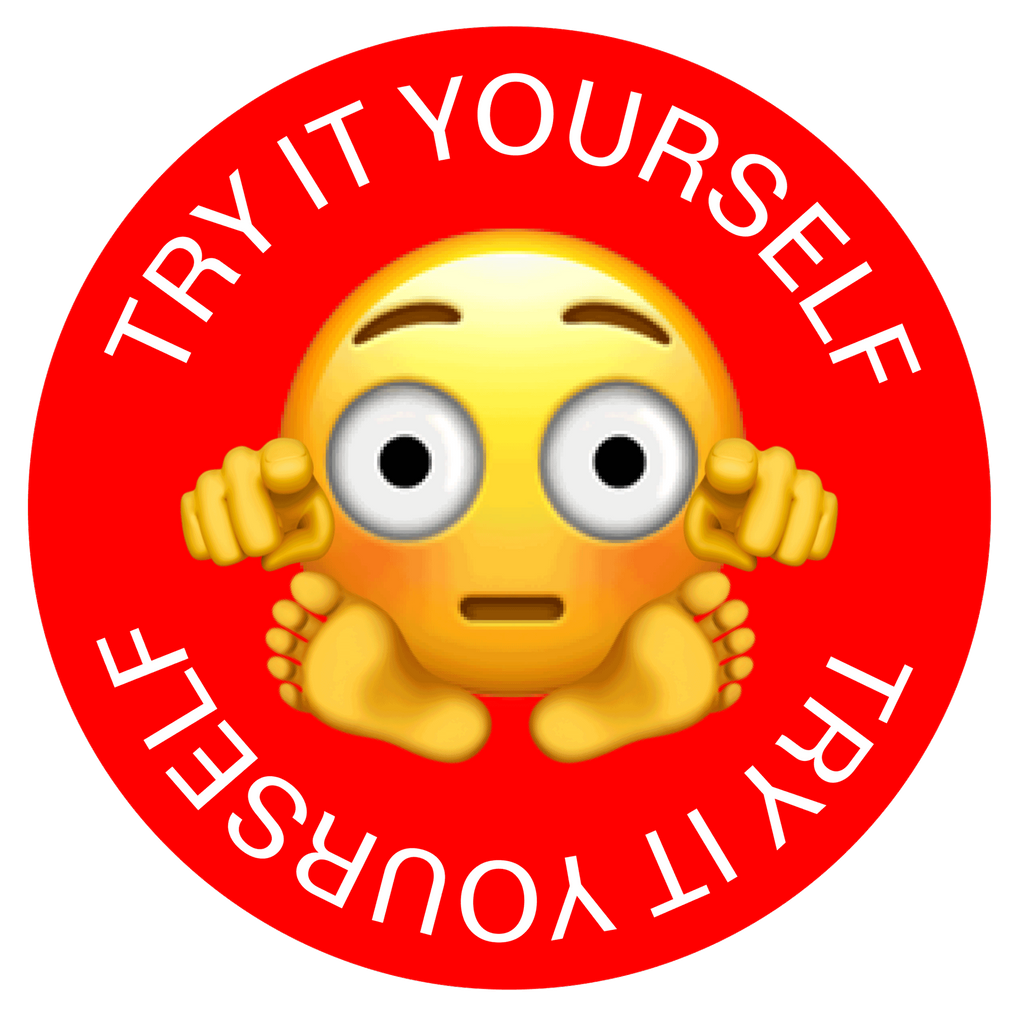 Dinamo Typeface Pelikan Try It Yourself Sticker