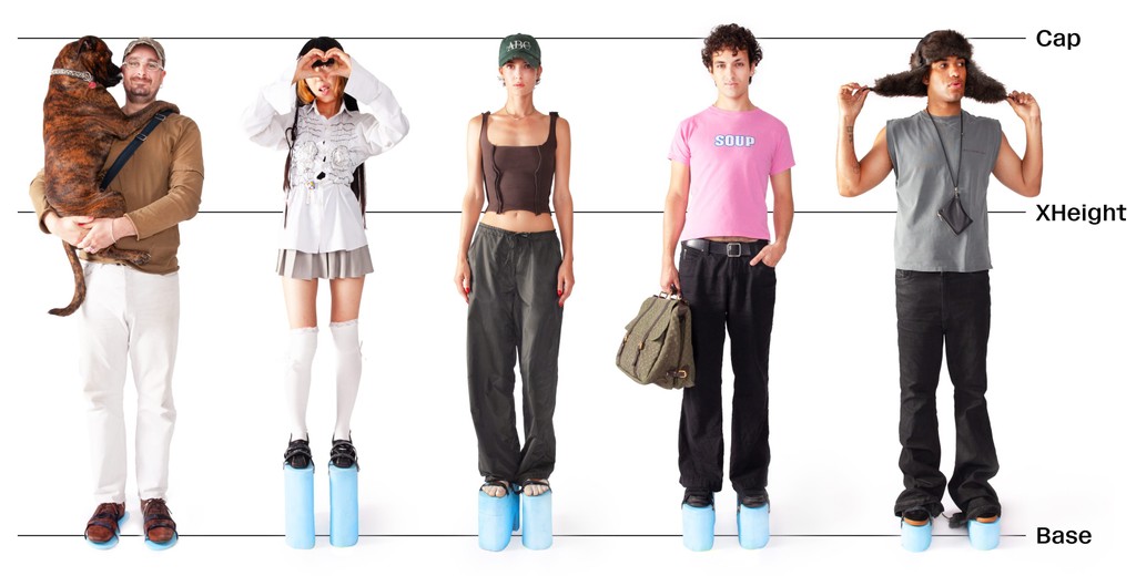 Dinamo Typeface Pelikanl Group Standing