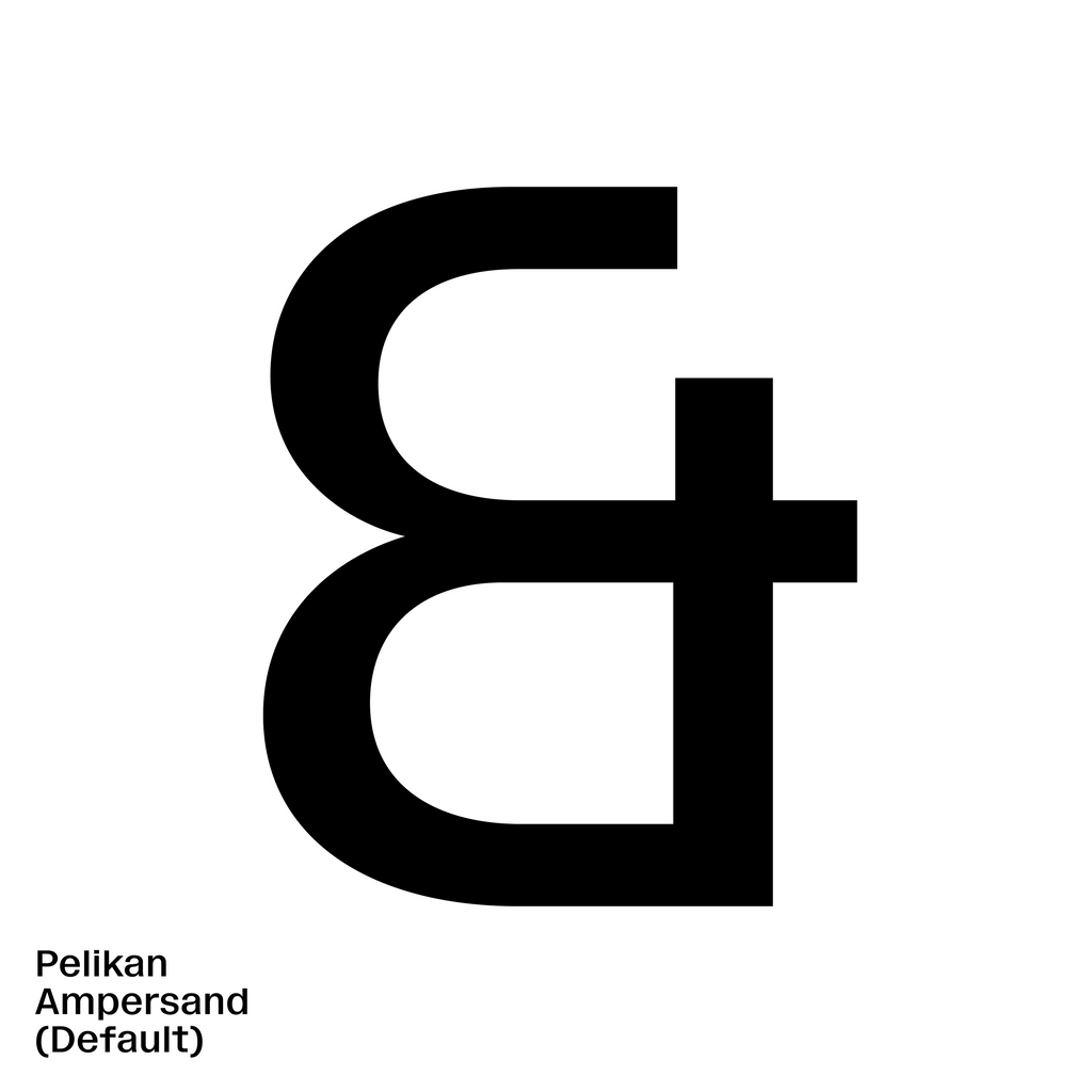 Dinamo Typrface Pelikan Ampersand Square