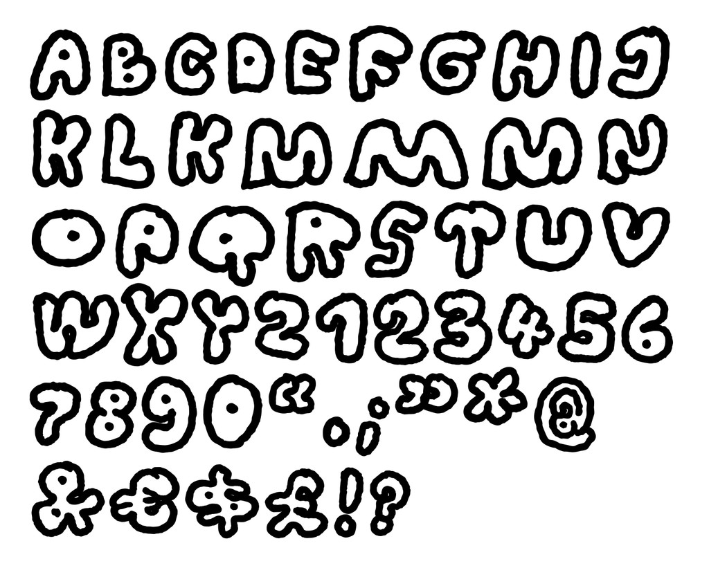 ABC Stefan: Digitizing Artist Stefan Marx's… — Dinamo Typefaces