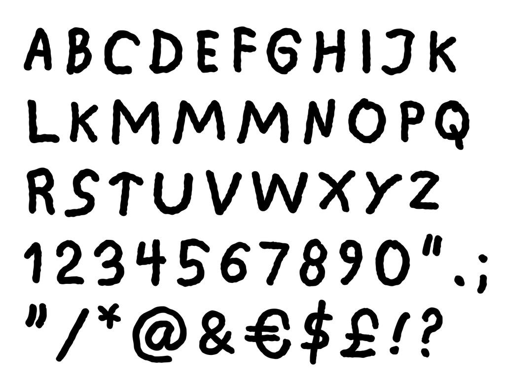 ABC Stefan: Digitizing Artist Stefan Marx's… — Dinamo Typefaces