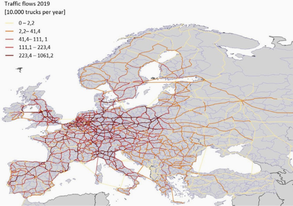 Dinamo Typefaces Schengen Newsletter Truck Traffic